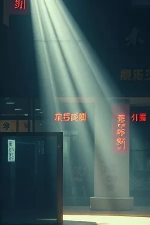 青春剧《铁皮屋顶的夏天》屋顶夕阳海报